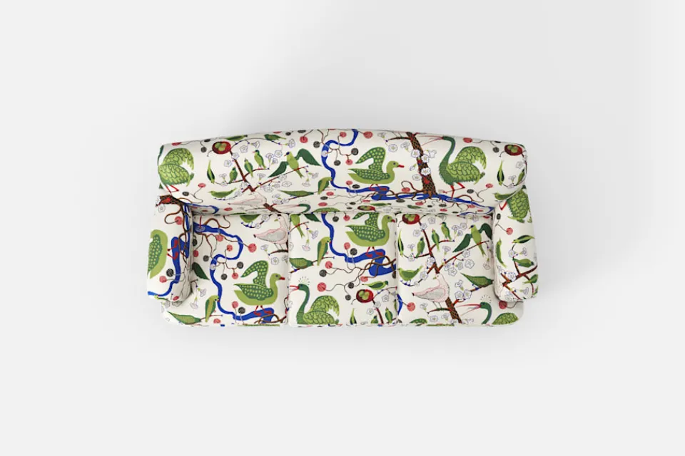 Soffor & Schäslonger*Josef Frank Soffa 678 Gröna Fåglar, Multi