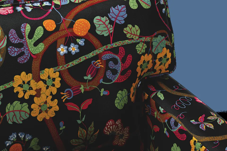 Soffor & Schäslonger*Josef Frank Soffa 3031 Baranquilla, Svart