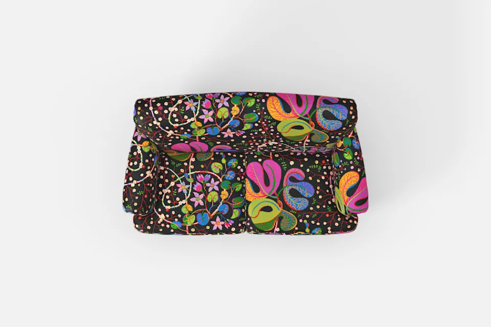 Soffor & Schäslonger*Josef Frank Soffa 678 Teheran, Svart