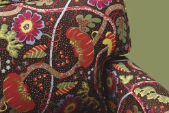Soffor & Schäslonger*Josef Frank Soffa 3031 Mirakel, Mörkbrun