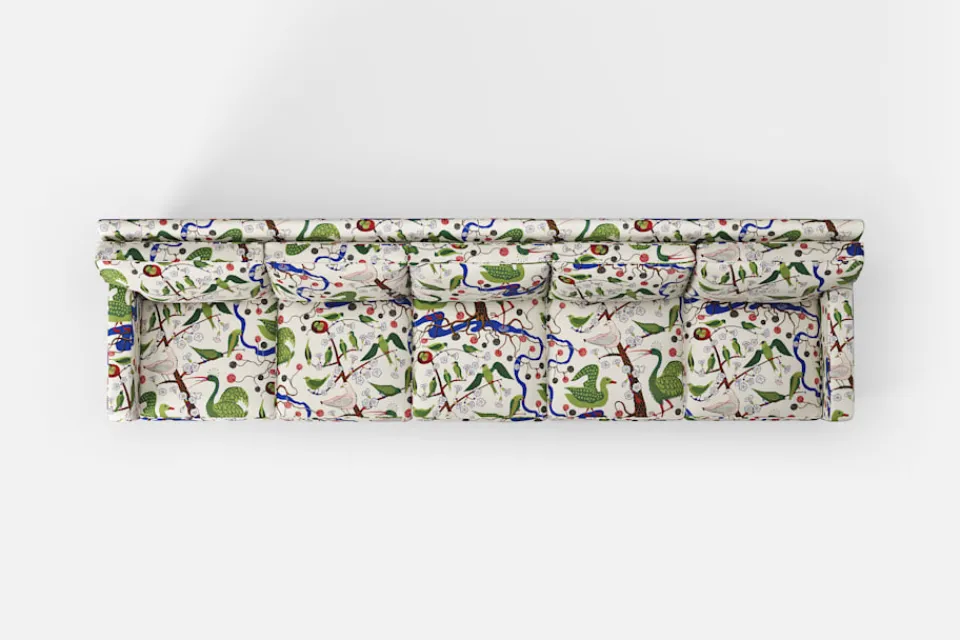 Soffor & Schäslonger*Josef Frank Soffa 3031 Gröna Fåglar, Multi