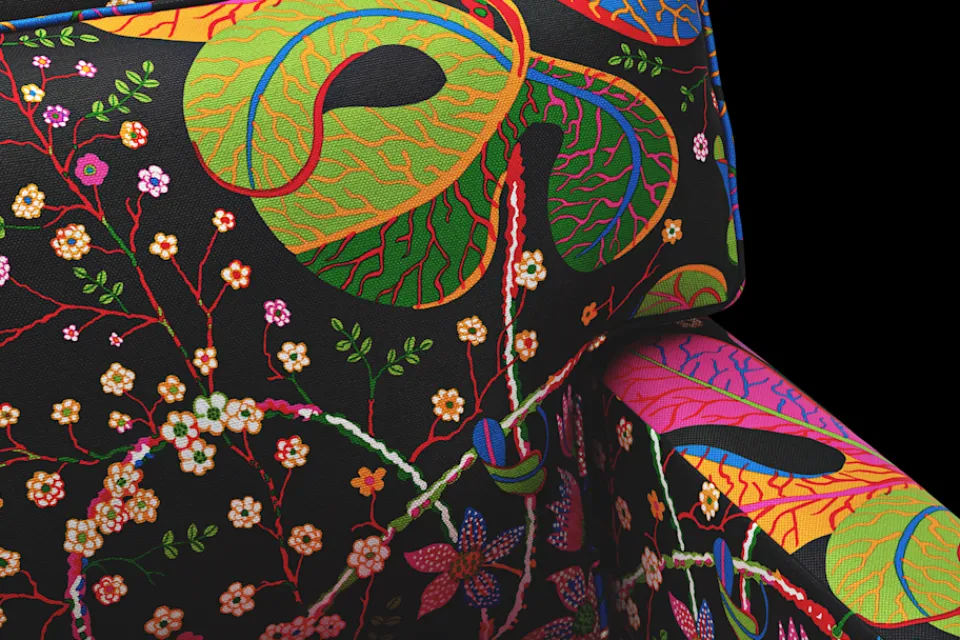 Soffor & Schäslonger*Josef Frank Soffa 3031 Teheran, Svart