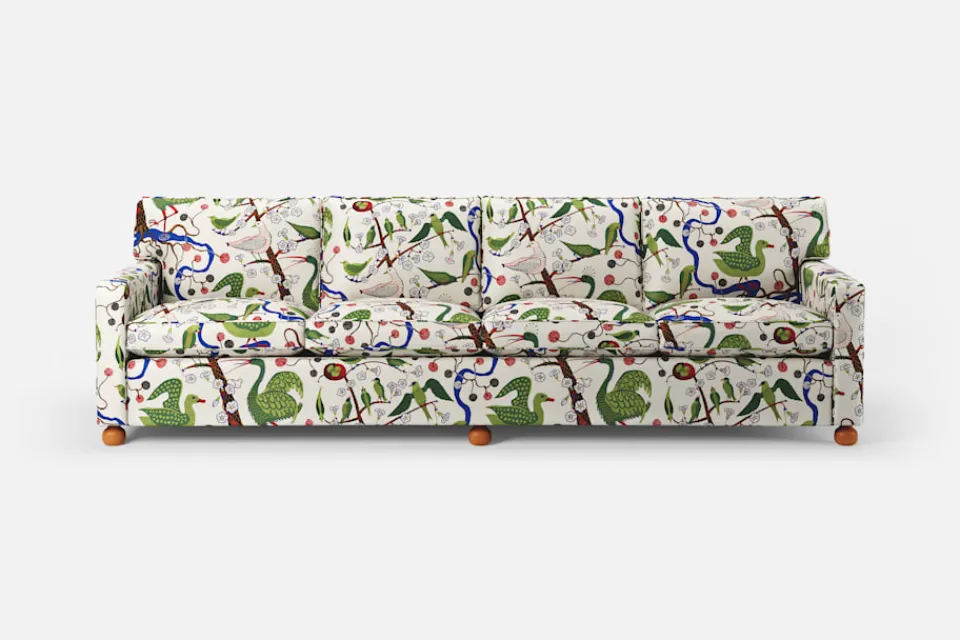 Soffor & Schäslonger*Josef Frank Soffa 3031 Gröna Fåglar, Multi