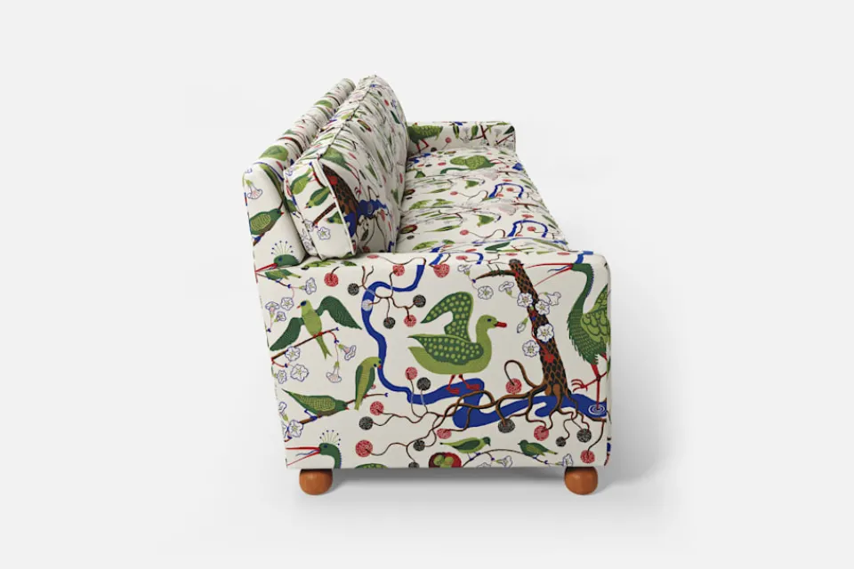 Soffor & Schäslonger*Josef Frank Soffa 3031 Gröna Fåglar, Multi