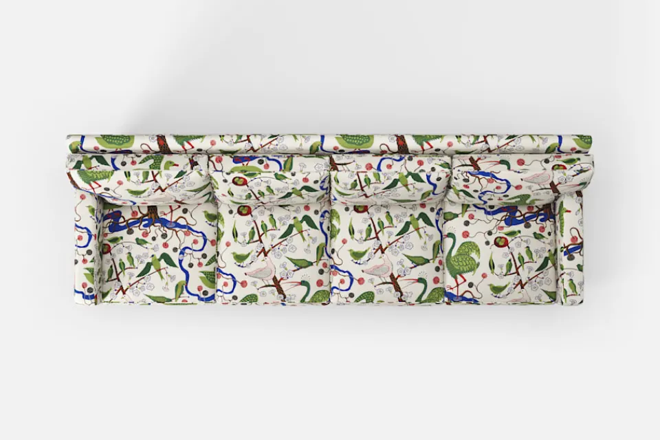 Soffor & Schäslonger*Josef Frank Soffa 3031 Gröna Fåglar, Multi