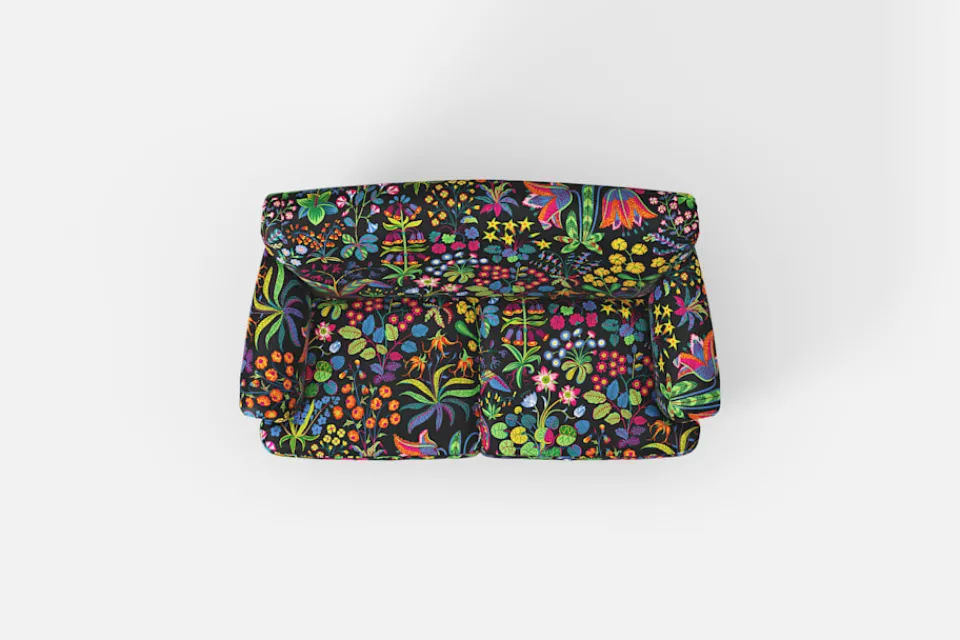 Soffor & Schäslonger*Josef Frank Soffa 678 Under Ekvatorn, Svart