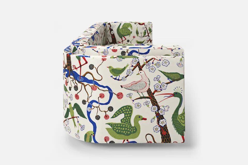 Soffor & Schäslonger*Björn Trägårdh Soffa 136 Gröna Fåglar, Multi