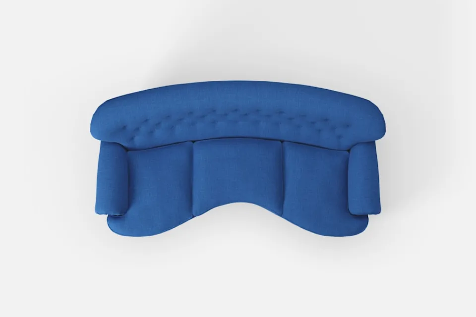 Soffor & Schäslonger*Josef Frank Soffa 968 Möbellin, Blå