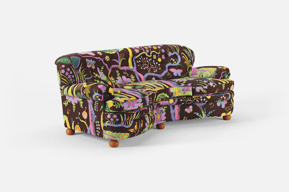 Soffor & Schäslonger*Josef Frank Soffa 968 Hawai, Brun