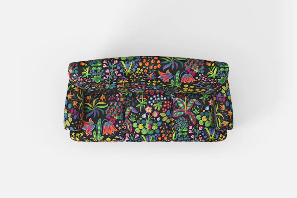 Soffor & Schäslonger*Josef Frank Soffa 678 Under Ekvatorn, Svart