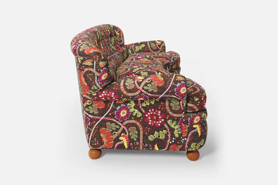 Soffor & Schäslonger*Josef Frank Soffa 968 Mirakel, Mörkbrun