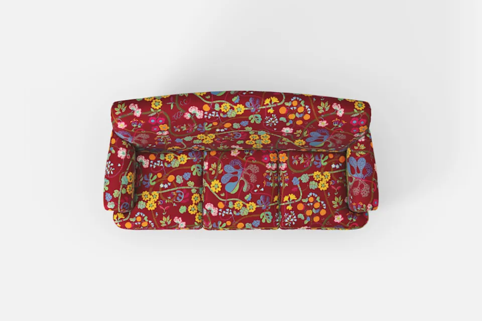 Soffor & Schäslonger*Josef Frank Soffa 678 Baranquilla, Vinröd