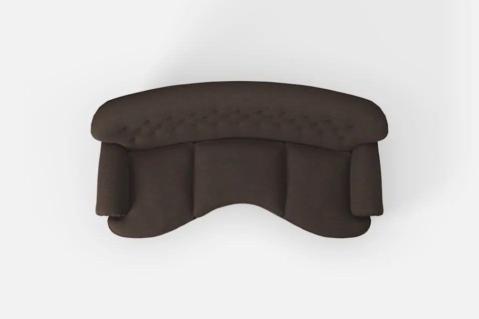 Soffor & Schäslonger*Josef Frank Soffa 968 Möbellin, Mörkbrun