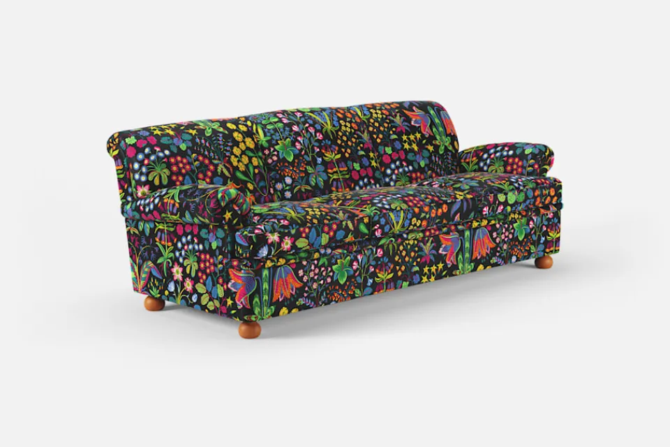 Soffor & Schäslonger*Josef Frank Soffa 703 Under Ekvatorn, Svart