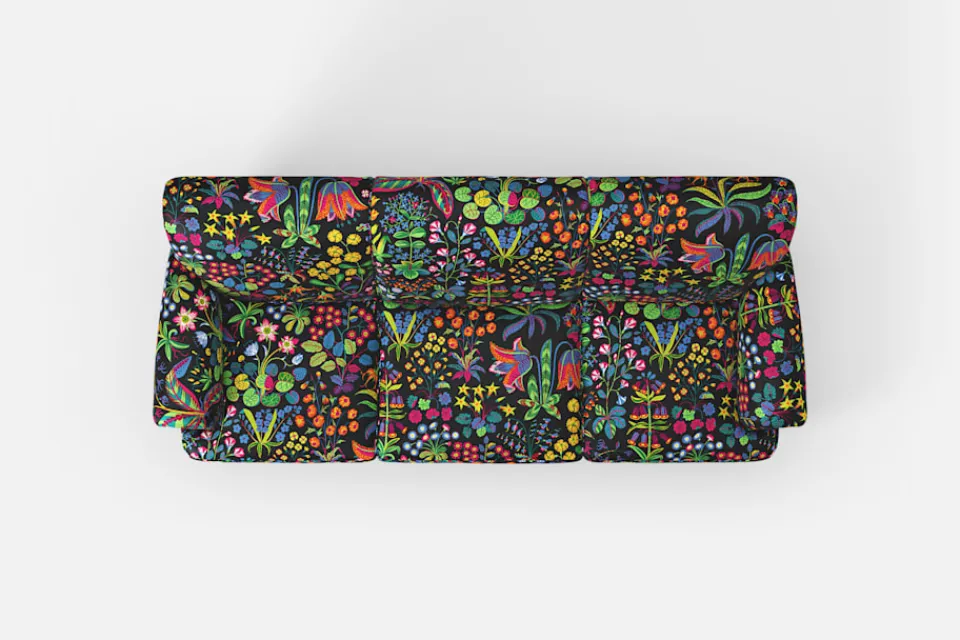 Soffor & Schäslonger*Josef Frank Soffa 703 Under Ekvatorn, Svart