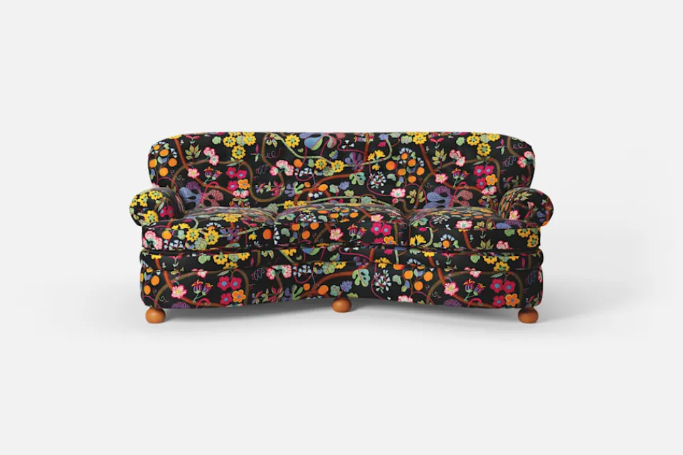 Soffor & Schäslonger*Josef Frank Soffa 968 Baranquilla, Svart