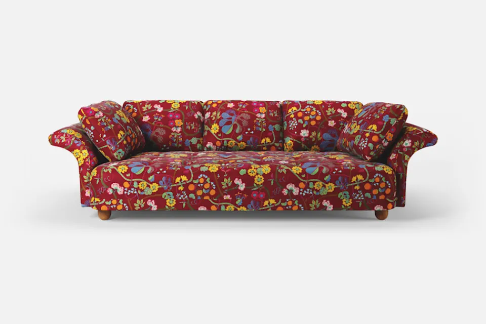 Soffor & Schäslonger*Josef Frank Soffa Liljevalchs Baranquilla, Vinröd