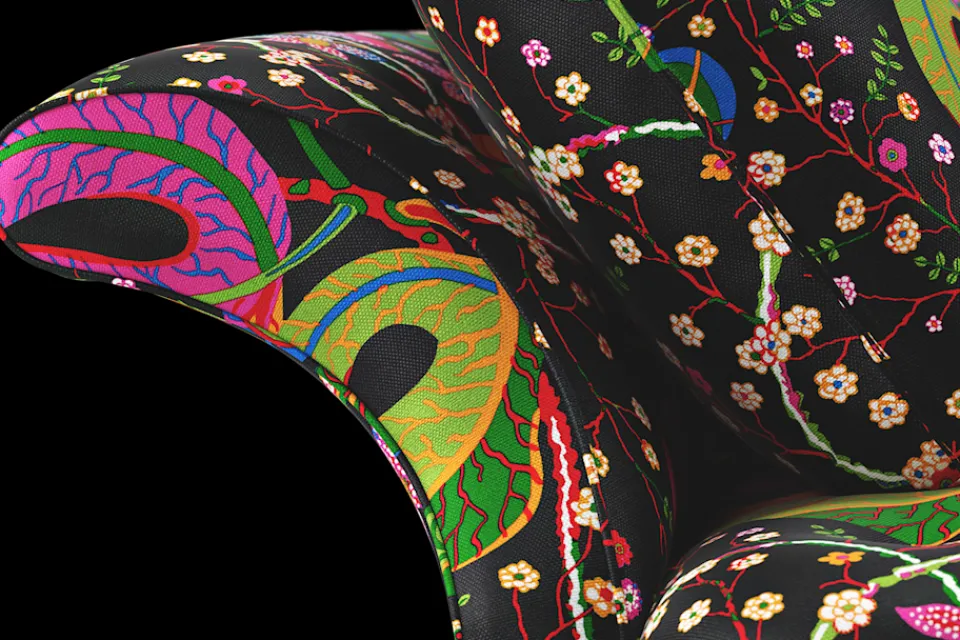 Soffor & Schäslonger*Josef Frank Soffa Liljevalchs Teheran, Svart