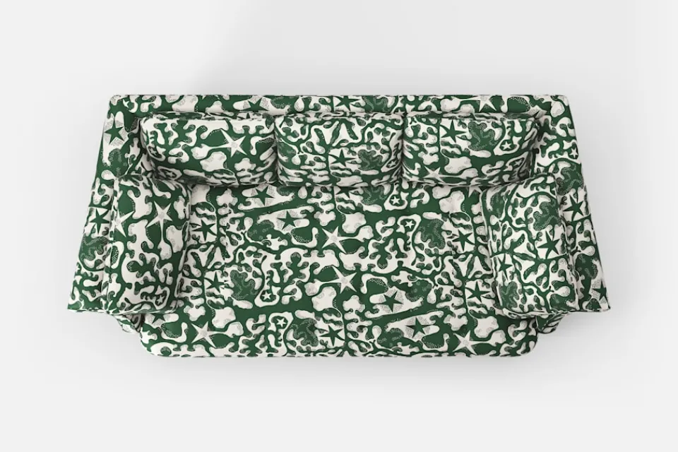 Soffor & Schäslonger*Josef Frank Soffa Liljevalchs Aristidia, Grön