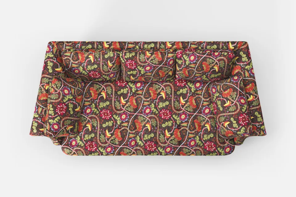 Soffor & Schäslonger*Josef Frank Soffa Liljevalchs Mirakel, Mörkbrun