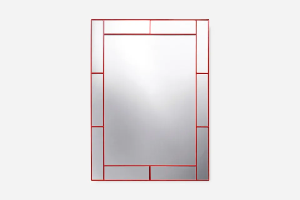 Speglar*Josef Frank Spegel med Spegelram Röd