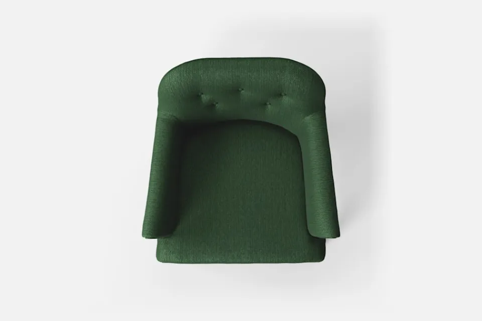 Fåtöljer*Josef Frank Stol 930 Vägen, Mörkgrön