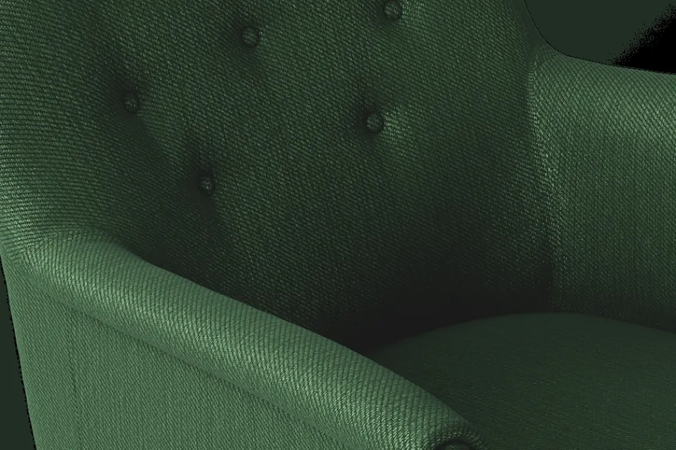 Fåtöljer*Josef Frank Stol 930 Vägen, Mörkgrön