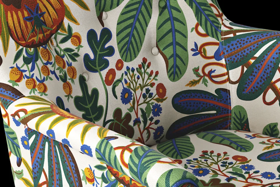 Fåtöljer*Josef Frank Stol 930 Aralia, Multi