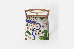 Matstolar*Josef Frank Stol 2238 Mahogny, Gröna Fåglar, Multi