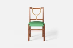 Matstolar*Josef Frank Stol 2238 Mahogny, Vägen, Grön