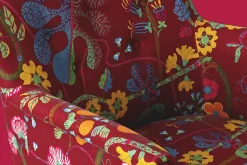 Fåtöljer*Josef Frank Stol 930 Baranquilla, Vinröd