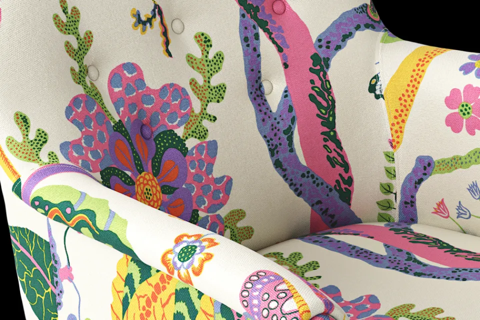 Fåtöljer*Josef Frank Stol 930 Hawai, Vit