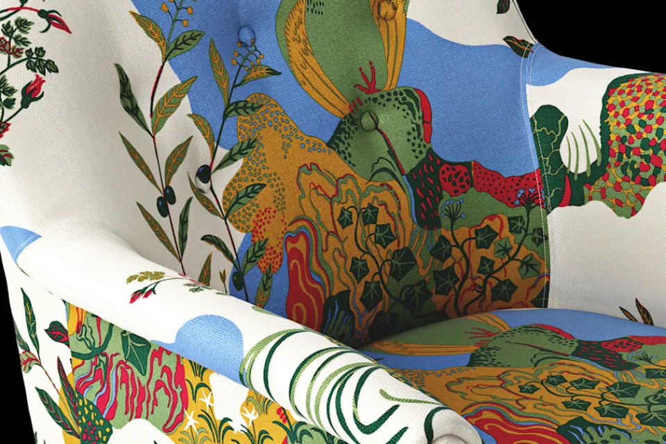 Fåtöljer*Josef Frank Stol 930 Anakreon, Vit