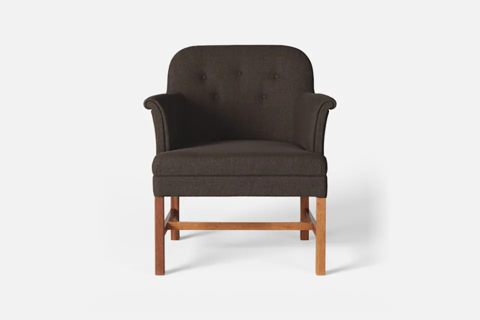 Fåtöljer*Josef Frank Stol 930 Möbellin, Mörkbrun