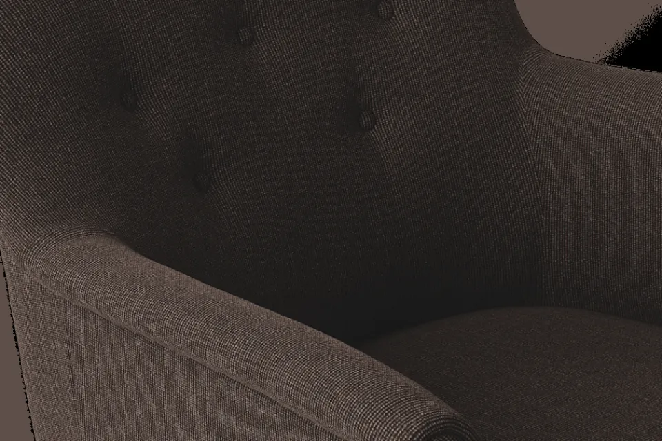 Fåtöljer*Josef Frank Stol 930 Möbellin, Mörkbrun