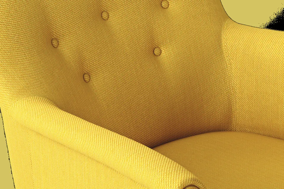 Fåtöljer*Josef Frank Stol 930 Vägen, Ockra