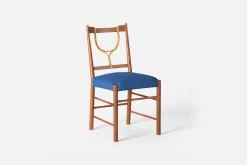 Matstolar*Josef Frank Stol 2238 Mahogny, Möbellin, Blå