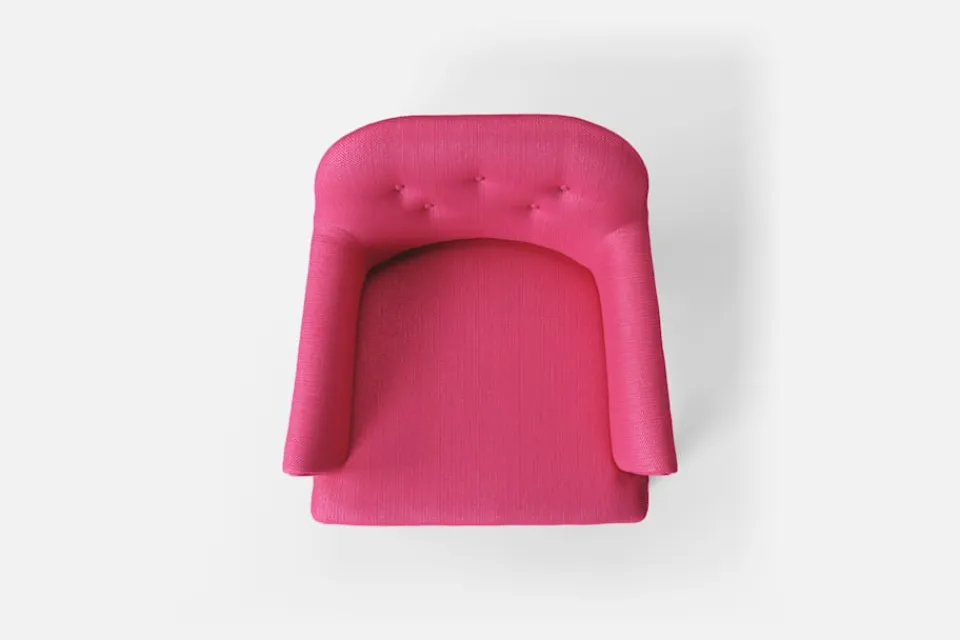 Fåtöljer*Josef Frank Stol 930 Vägen, Cerise