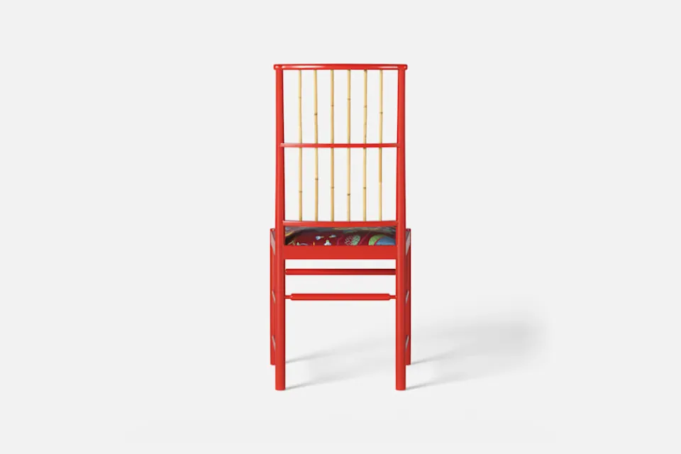 Matstolar*Josef Frank Stol 2025 Baranquilla, Vinröd