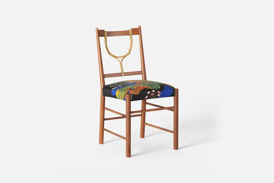 Matstolar*Josef Frank Stol 2238 Mahogny, Anakreon, Svart