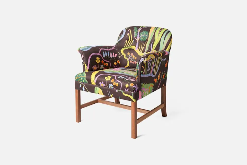 Fåtöljer*Josef Frank Stol 930 Hawai, Brun