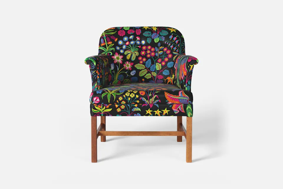 Fåtöljer*Josef Frank Stol 930 Under Ekvatorn, Svart