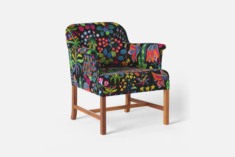 Fåtöljer*Josef Frank Stol 930 Under Ekvatorn, Svart