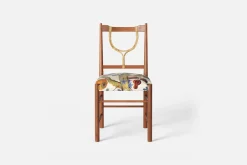 Matstolar*Josef Frank Stol 2238 Mahogny, Vegetable Tree, Multi