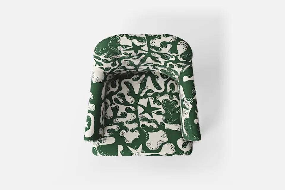 Fåtöljer*Josef Frank Stol 930 Aristidia, Grön