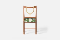 Matstolar*Josef Frank Stol 2238 Mahogny, Celotocaulis, Grön