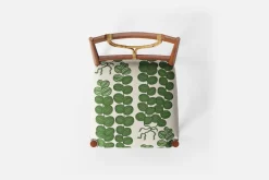 Matstolar*Josef Frank Stol 2238 Mahogny, Celotocaulis, Grön