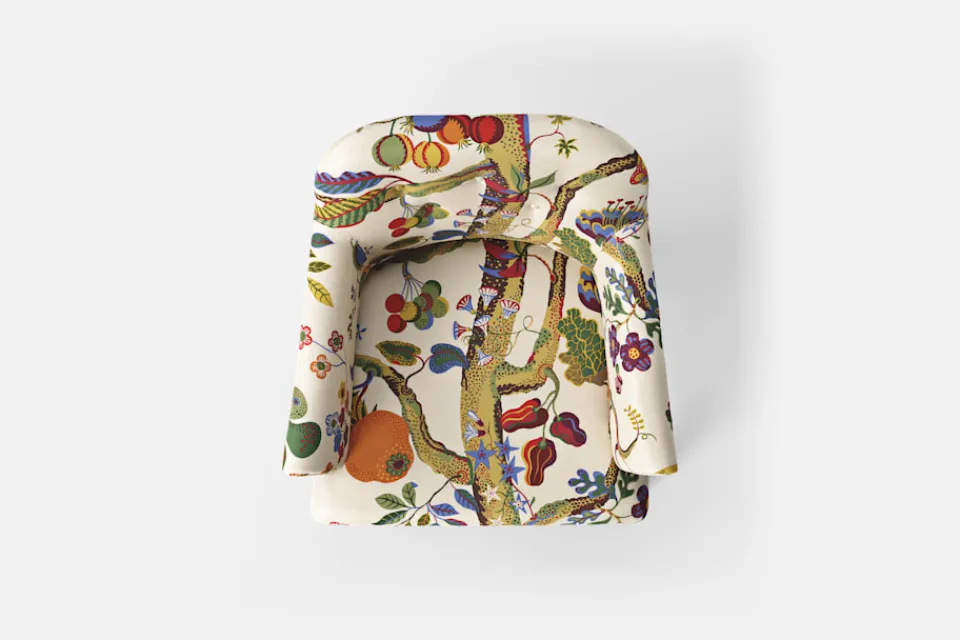 Fåtöljer*Josef Frank Stol 930 Vegetable Tree, Multi