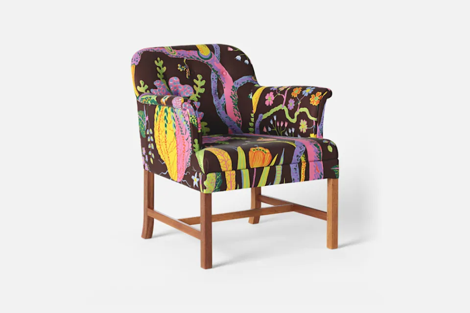 Fåtöljer*Josef Frank Stol 930 Hawai, Brun