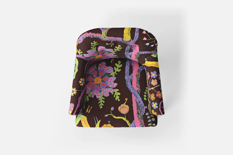 Fåtöljer*Josef Frank Stol 930 Hawai, Brun